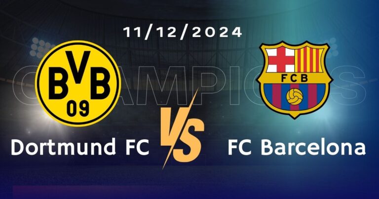 Pronóstico Borussia Dortmund vs FC Barcelona 11-12-2024 Champions League