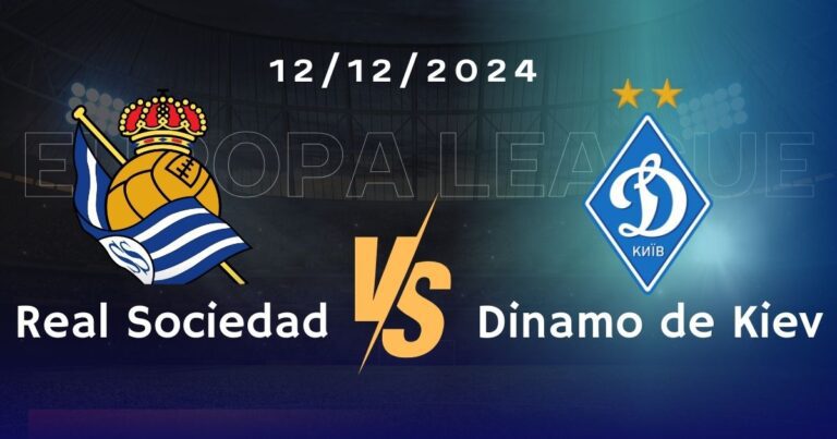 Pronóstico Real Sociedad vs FC Dynamo Kyiv 12-12-2024 Europa League