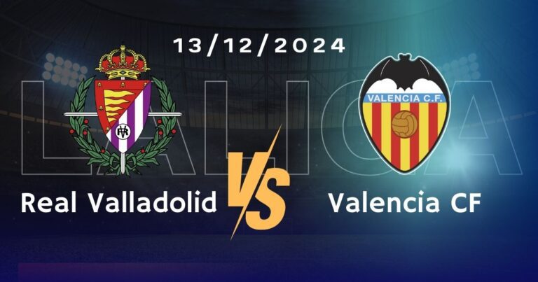 Pronóstico Real Valladolid vs Valencia CF 13-12-2024 LaLiga