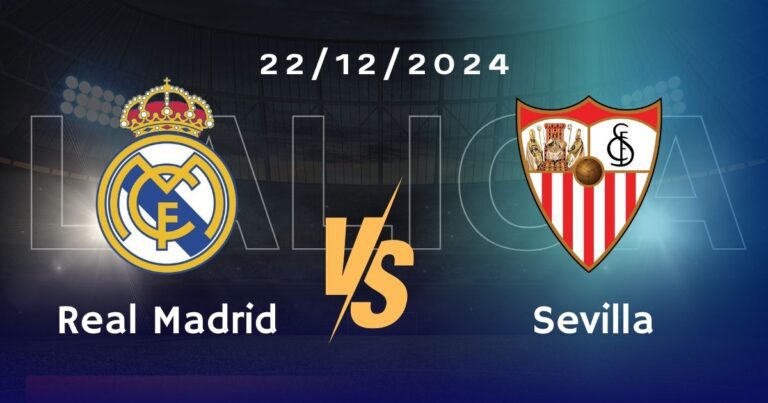 Real Madrid vs Sevilla 21-12-2024Pronóstico, Cuotas y Apuestas LaLiga