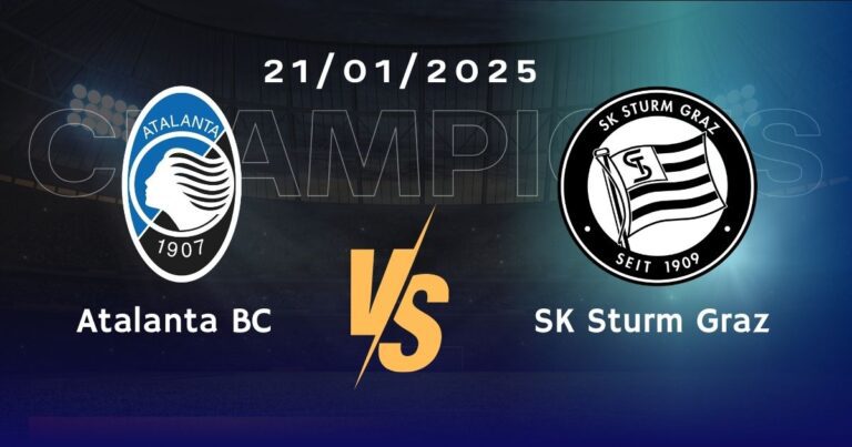 Atalanta BC vs SK Sturm Graz Pronóstico, Cuotas y Apuestas Champions League