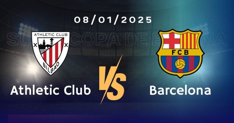 Athletic Club vs Barcelona Pronóstico, Cuotas y Apuestas Supercopa de España