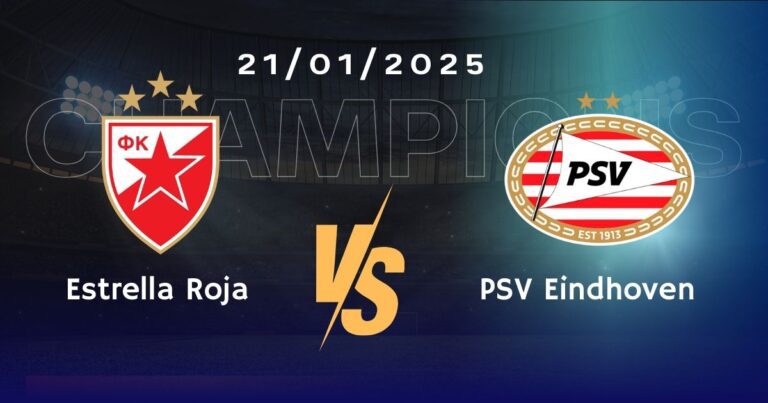 Estrella Roja Belgrado vs PSV Eindhoven Pronóstico, Cuotas y Apuestas Champions League