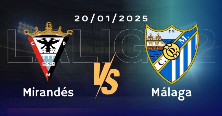 Mirandés vs Málaga Pronóstico, Cuotas y Apuestas Segunda División