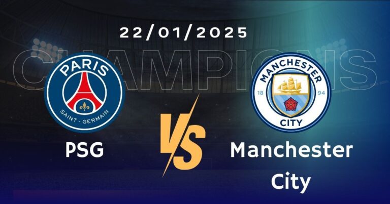 PSG vs Manchester City, Cuotas y Apuestas Champions League
